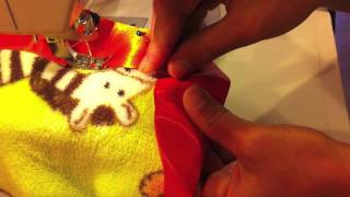 How to sew satin binding on a blanket [upl. by Lede765]