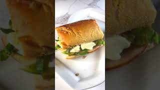 How to make an easy turkey sandwich l Turkey breast sandwich recipe with leftovers [upl. by Fagin]