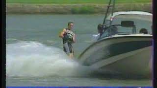 Parks Bonifay 1997 WWA Wakeboard Nationals Freestyle Competition  Dallas TX [upl. by Ellennaj]