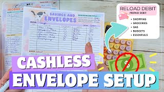 💳 How To Digital Budget  Complete Cashless Envelope Tutorial [upl. by Sension]