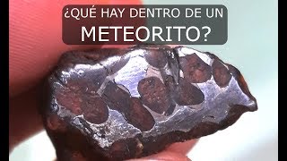 Cortando METEORITOS por la mitad  Colección de meteoritos [upl. by Erl]