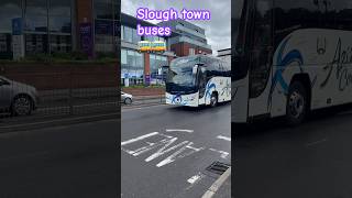 Beautiful white bus at slough UK [upl. by Landon]