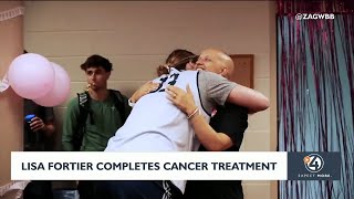 Lisa Fortier completes cancer treatment [upl. by Nohsyar]