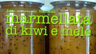 MARMELLATA DI KIWI E MELE FATTA IN CASA DA BENEDETTA [upl. by Mazman952]