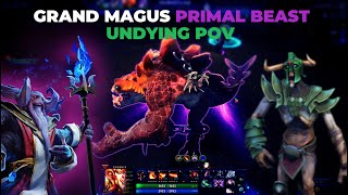 Grand Magus  Dota 2 Aghanims Labyrinth Undying POV [upl. by Aiken]