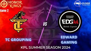 TCG VS EDG  King Pro League Summer 2024  Game 2 [upl. by Desai23]