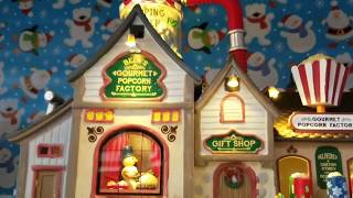 Lemax Christmas 2018 Village Gourmet Popcorn Factory [upl. by Willet743]