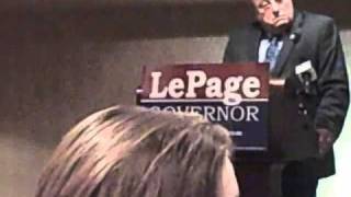 LePage Swears at MPBN Reporter [upl. by Whit]