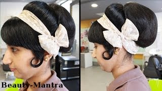 Hairstyle Tutorial Vintage Bun Look [upl. by Lombardo]