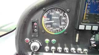 PROMECC SPARVIERO ROTAX 912S CRUISE SPEED 75 POWER MAP 27 RPM 5000 230 KMh IAS 226 KMh DYNON mov [upl. by Jonathon]