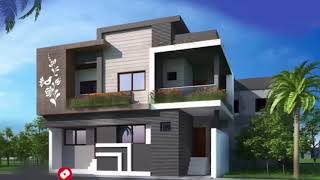 house front design 2 floor [upl. by Clive]