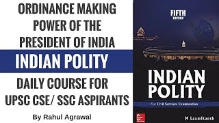 Ordinance Making Power of President of India  Important Points On Polity for UPSC CSE SSC [upl. by Natalya]