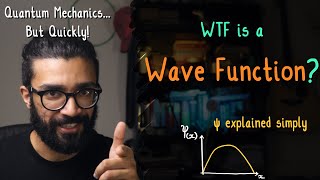 Wave Functions in Quantum Mechanics The SIMPLE Explanation  Quantum Mechanics But Quickly [upl. by Anitnoc]