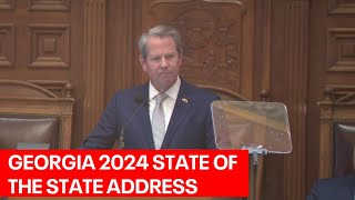 Georgia State of the State Address 2024 [upl. by Ridgley516]