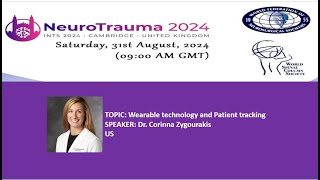 NEUROTRAUMA SPINE DAY 2024 Wearable technology and Patient tracking [upl. by Odrautse]