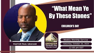 Ebenezer SDA Church Weekly Stream  October 19 2024 [upl. by Antoine449]