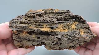 Goethite with limonite from Germany – large cabinet size [upl. by Delphine]