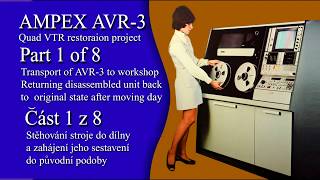 Ampex AVR3 část 1  sestavení stroje [upl. by Leonhard]