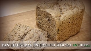 DELICIOSO PAN INTEGRAL RECETA PARA PANIFICADORA [upl. by Dav665]