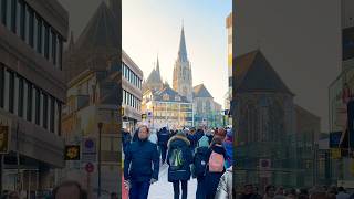 Breathtaking Cathedral ⛪️ Aachen 🇩🇪 Follow for more ❣️vlog vlogs [upl. by Namzed475]