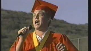 Adam Lambert at Mt Carmel graduation 2000 [upl. by Catha]