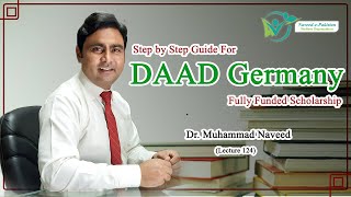 DAAD Germany Fully Funded Scholarship 202425  Application process  Lec 124  Dr Muhammad Naveed [upl. by Earesed242]