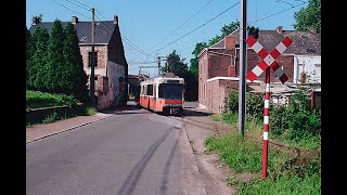 Belgische NMVB Lijn 90 Het paradepaard quotThe Belgian NMVB tram line 90 The showpiece [upl. by Magnum838]