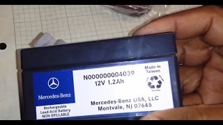 Mercedes Auxiliary Battery Change [upl. by Ayokahs771]