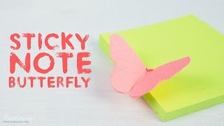 Sticky Note Butterfly [upl. by Nnylorac]