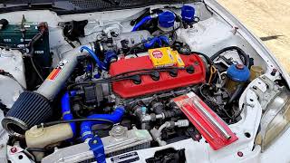 HONDA D15B CIVIC EG HATCH REPLACING NGK IRIDIUM PLUGS GOING BACK TO BKR6E11 VLOG 9 [upl. by Sairahcaz210]