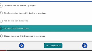 Qcms sur le chapitre de la membrane plasmique [upl. by Netsirhc]