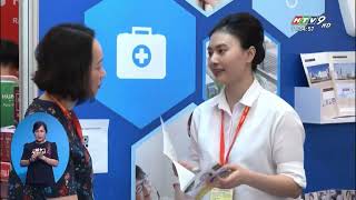 HTV9 đưa tin “Triển lãm Quốc tế chuyên ngành Y Dược Việt Nam lần thứ 31  Vietnam MediPharm 2024” [upl. by Hareemas232]