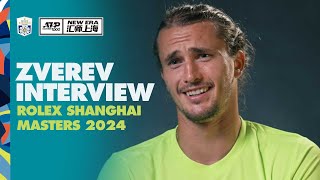 Alexander Zverev PreEvent Interview  Rolex Shanghai Masters 2024 [upl. by Wilt]