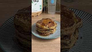 Recette ￼pancakes  protéineé rapide et facile food recetterapide recettepancakes [upl. by Romeyn124]