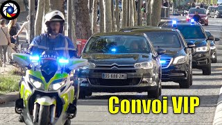 Convoi VIP  Escorte Motards Police Nationale [upl. by Anna-Diane]