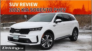 2022 Kia Sorento PHEV  SUV Review  Drivingca [upl. by Zamora]