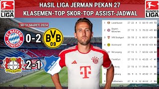 Hasil Liga Jerman Tadi Malam  BAYERN MUNCHEN vs BORUSSIA DORTMUND  Klasemen Bundesliga 2024 [upl. by Eglanteen349]