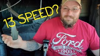 HOW TO SHIFT A 13 SPEED MANUAL TRANSMISSION IN A SEMI [upl. by Felton333]