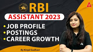 RBI Assistant 2023  RBI Assistant Job Profile Postings Career Growth  Full Details [upl. by Whalen]