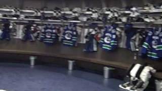 New Canucks Dressing Room Sneak Peek [upl. by Nosliw]