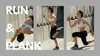 Run Plank and Stretch  Espresso Workouts Cardio 4 4K [upl. by Gensler]