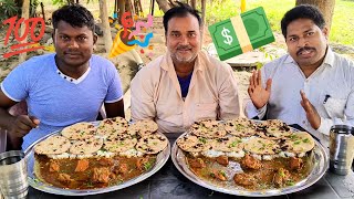 देसी स्टाइल मुर्ग मसाला सात तंदूरी रोटी चावल खाओ 1600 ले जाओ। village food chicken masala tandoori [upl. by Nonrev483]