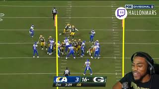 Rams V Packers Divisional Reaction  PLAYOFFS  NFL 2020 Season [upl. by Nnylsia582]