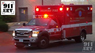 Bedford Fire Responding  Ambulance 2 [upl. by Nothgierc]