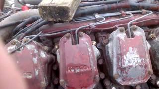 Iveco 18 liter V8 start and running [upl. by Addia]