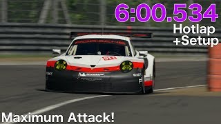 GT SPORT  Porsche 911 RSR  Nordschleife  Hotlap  Setup [upl. by Eelyr]