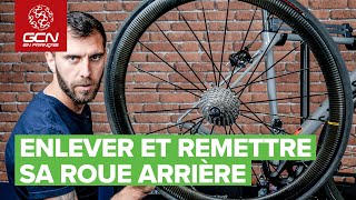 Comment enlever et remettre sa roue arrière quand on débute à vélo   Vidéo pour débutants [upl. by Seugram]