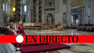 🔴 DIRECTO  El Papa Francisco celebra la Misa por la Pasión de Cristo en la Basílica de San Pedro [upl. by Atolrac]