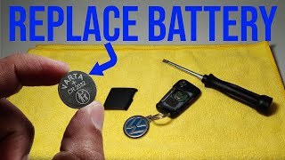 Key RemoteFob Battery Replacement  Volkswagen Jetta 20192023 [upl. by Yolane785]