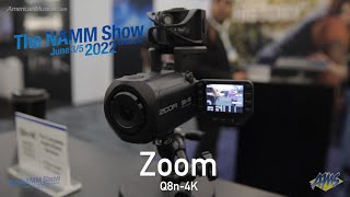 NAMM 2022  Zoom Q8n4K  AmericanMusicalcom [upl. by Bisset]